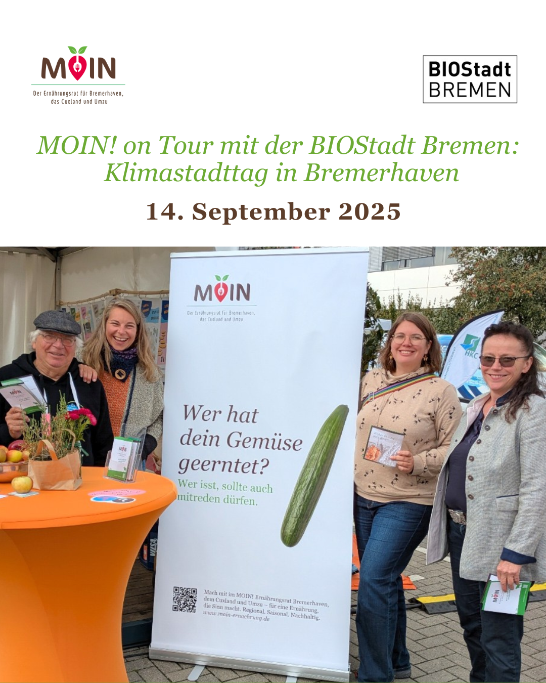 MOIN! beim Klimastadttag in Bremerhaven